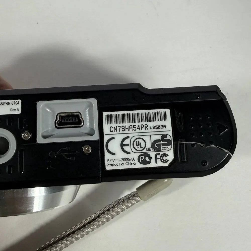 HP Photosmart M447 5.0 MP Digital Camera Black Model SNPRB-0704 Tested Working